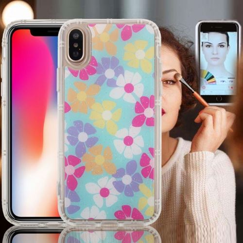 iPhone X Coque Protection TPU Fleurs ALS48232