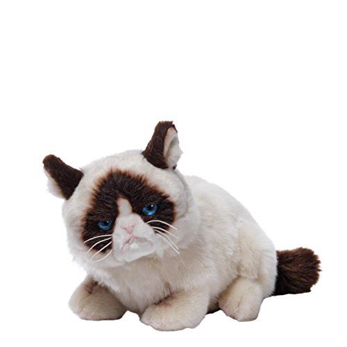 GUND 4048613 Peluche Grumpy Cat Allongée