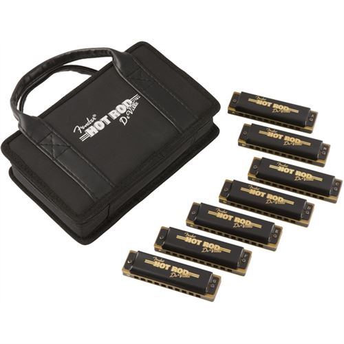 Fender Hot Rod Deville Harmonica 7 Pack avec sac de transport