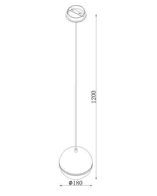 Lucide VOLO - Suspension - Ø 18 cm - Chrome Dépoli