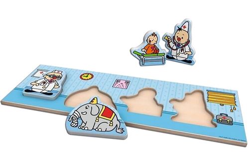 Studio 100 mini-forme en bois puzzle Bumba 4 pièces