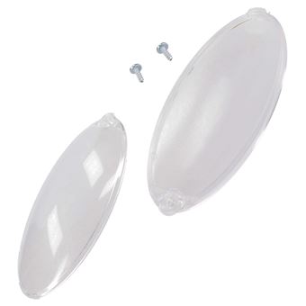 Lot de 2 cache lampes Hotte 50248796000 SMEG, ARISTON HOTPOINT, ZANUSSI, ARTHUR MARTIN ELECTROLUX, ELECTROLUX, PROGRESS, ROBLIN, FAURE, ZANKER - 113368 - 1