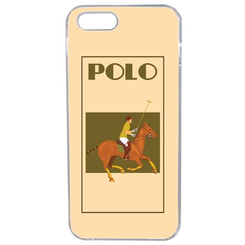 Coque Polo Cheval Compatible Iphone 5s Transparent