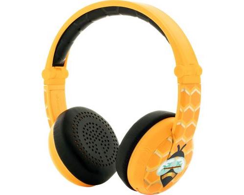 Casque Bluetooth pliable pour enfant ONANOFF - BUDDYPHONES WAVE Jaune
