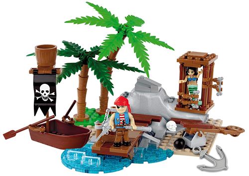 COBI L'ile des pirates 140 pièces, 2 figurines 6023