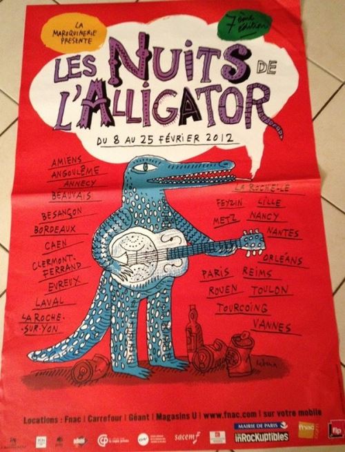 La Nuit De L'Alligator - 80x120 cm - AFFICHE / POSTER