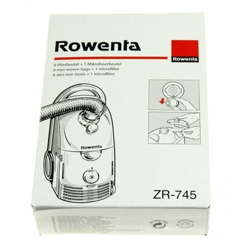 Sacs X6 + 1 Microfiltre pour Aspirateur Dymbo Rowenta