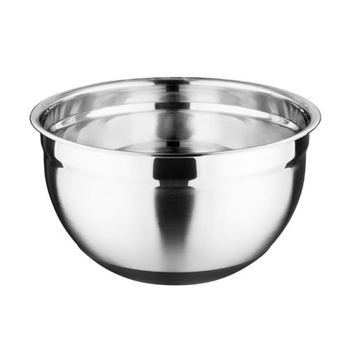Bassine acier inoxydable fond silicone vogue 8l