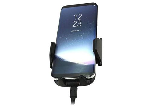 Support / Chargeur Voiture Sans Fil Qi Universel Fix2car - Noir