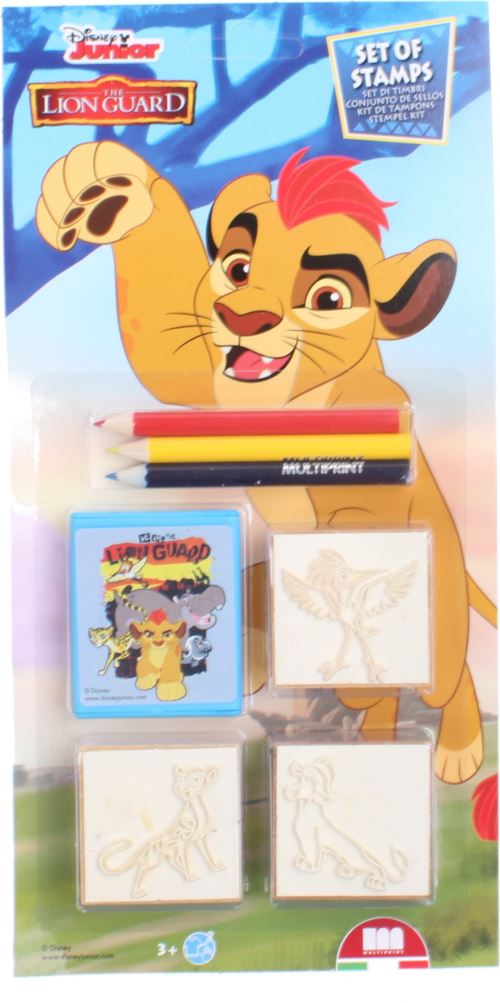Multiprint ensemble de coloriage Lion Guard 7 pièces