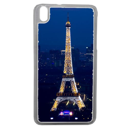 Coque Tour Eiffel Paris Night Compatible Htc Desire 816 Transparent