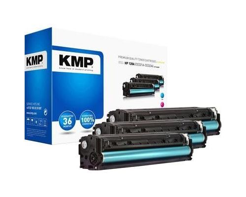 Toner KMP MULTIPACK H T144CMY pack de 3 jaune cyan C Y - vue 2