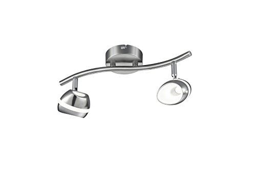 Trio leuchten 879310207 shark a + +, poutres, nickel, intégré, nickel mat, 9 x 34 x 16 cm