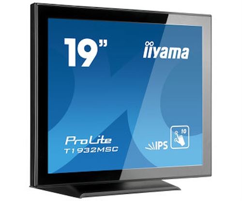 iiyama ProLite T1932MSC-B5X moniteur à écran tactile 48,3 cm (19) 1280 x 1024 pixels Noir Plusieurs pressions Dessus de table