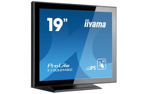 iiyama ProLite T1932MSC-B5X moniteur à écran tactile 48,3 cm (19) 1280 x 1024 pixels Noir Plusieurs pressions Dessus de table