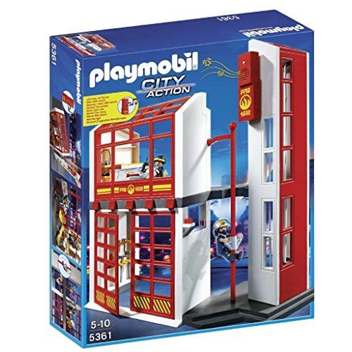 Acheter PLAYMOBIL Fire Station with Alarm État correct - 81,81 € PLAYMOBIL Fire Station with Alarm État correct - Playmobil reconditionné disponible sur Fnac