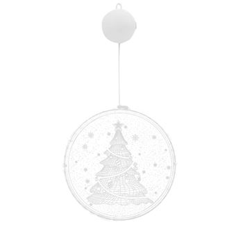 Décoration de Noël Sapin de Noël Plastique Lumière LED Mur accroché