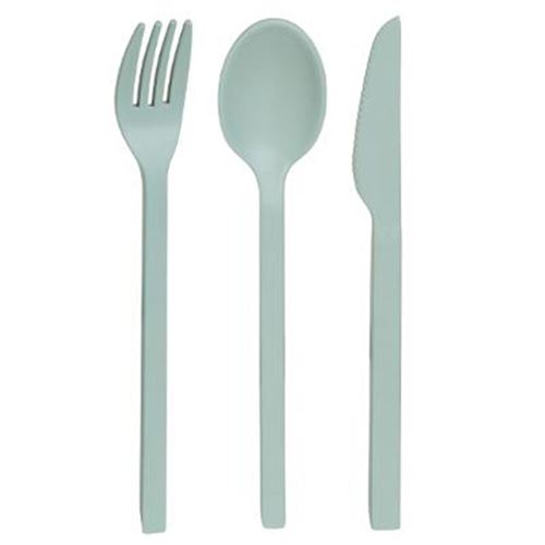 Lot de 3 Couverts Nohya 21cm Vert