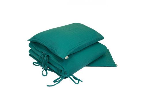 Parure de lit bleu turquoise