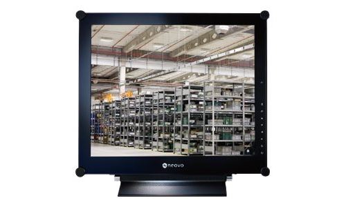 Neovo X-17E - LED-monitor - 17 - 1280 x 1024 SXGA - 250 cd/m² - 1000:1 - 3 ms - HDMI, DVI-D, VGA, DisplayPort - luidsprekers - zwart