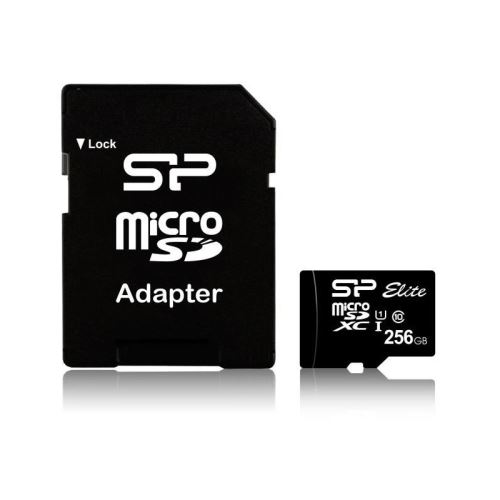 SILICON POWER Carte mémoire microSD UHS-1 Class 10 - 256 Go