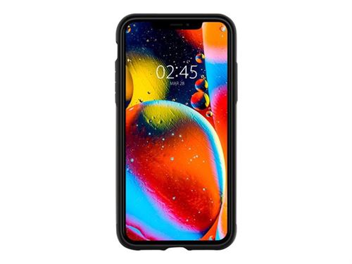 Spigen Slim Armor - Achterzijde behuizing voor mobiele telefoon - polycarbonaat, thermoplastic polyurethaan (TPU) - staalgrijs - voor Apple iPhone 11
