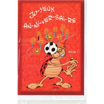 Second Ave Football Carte D'anniversaire Carrée Pour Fille
