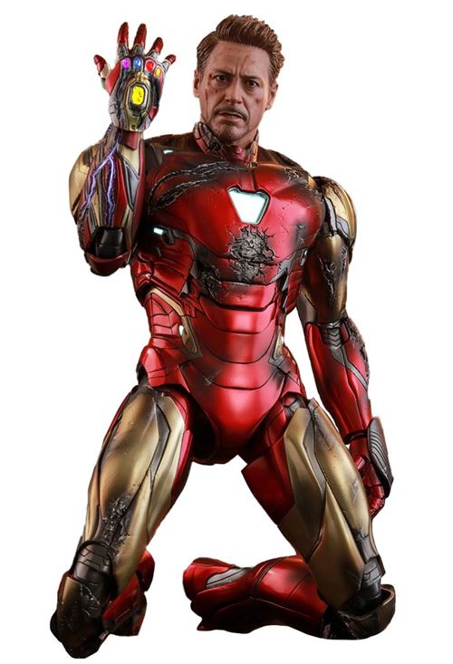 Figurine Hot Toys MMS543D33 -Marvel Comics - Avengers : Endgame - Iron Man Mark LXXXXV Battle Damaged Version
