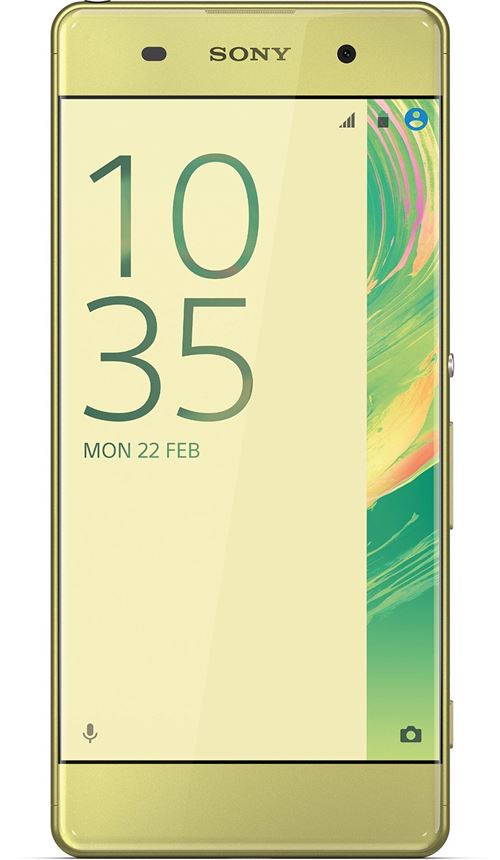 Sony XPERIA XA - limoengoud - 4G LTE - 16 GB - GSM - smartphone