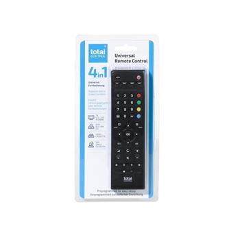 TOTAL CONTROL URC1745 - Telecommande universelle 4 en 1 pour TV, lecteur DVD et Blu-Ray, Satellite, Cable, TNT, Magnetoscope - N