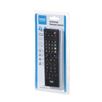 TOTAL CONTROL URC1745 - Telecommande universelle 4 en 1 pour TV, lecteur DVD et Blu-Ray, Satellite, Cable, TNT, Magnetoscope - N