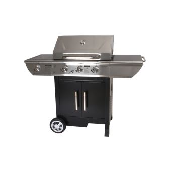Barbecue gaz Baltimore Somagic Cuisiner en extérieur Barbecue à gaz BALTIMORE 3 brûleurs 1 réchaud de SOMAGIC