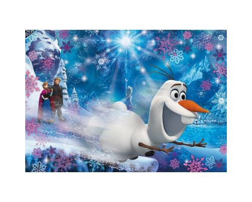 Puzzle 104 Pièces : La Reine des Neiges, Clementoni