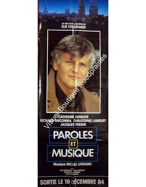 Paroles et Musique AFFICHE CINEMA ORIGINALE