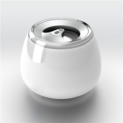 Mini Haut-Parleur Bluetooth Design Pomme (Bleu)