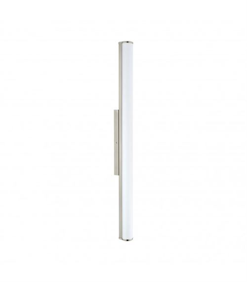 Applique CALNOVA nickel satiné abat jour blanc