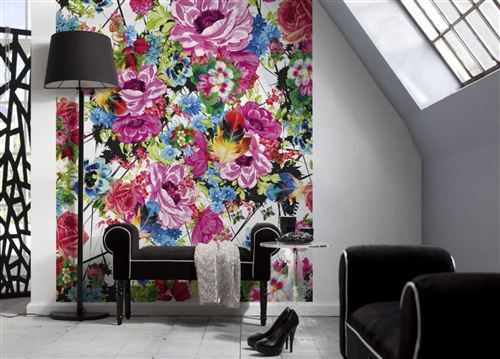 Komar Fototapete "Romantic Pop - Größe 184 x 254 cm" bedruckt glatt Wohnzimmer, Schlafzimmer