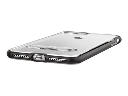 Spigen Crystal Hybrid - Achterzijde behuizing voor mobiele telefoon - polycarbonaat, thermoplastic polyurethaan (TPU) - zwart - voor Apple iPhone 7 Plus