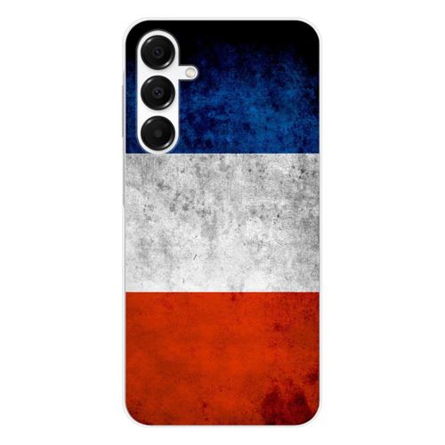 Coque en silicone imprimée compatible Samsung Galaxy A36 5G Drapeau France