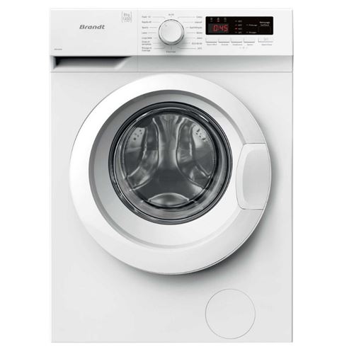 Brandt Wfb180W - Machine à Laver - Largeur : 59.5 Cm - Profondeur : 56.5 Cm - Hauteur : 85 Cm - Chargement Frontal - 53.6 Litres - 8 Kg - 1400 Tours/Min - Blanc