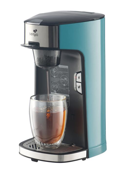 SENYA Machine à Thé Tea Time Théière Électrique Compatible Thé En Vrac Ou En Sachet