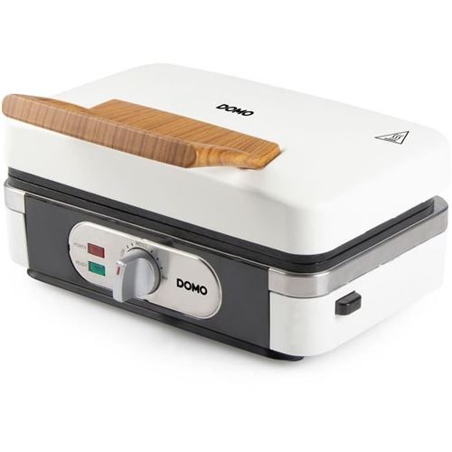 Domo Blanc Appareil 3 En 1 - Croque - Gaufre - Gril - 1100 W - Image 3