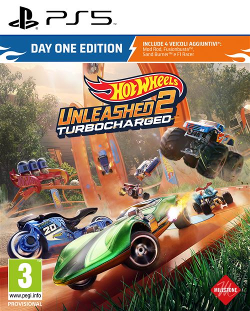 Milestone Hot Wheels Unleashed 2: Turbocharged - Day One Edition Premier jour Italien PlayStation 5