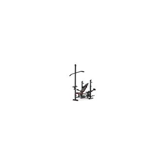Hop-Sport Banc de Musculation Pliable Inclinable HS-1075 avec Poulie Haute, Banc Musculation Complet avec Support d'Haltères pour le Développé Couché - 1