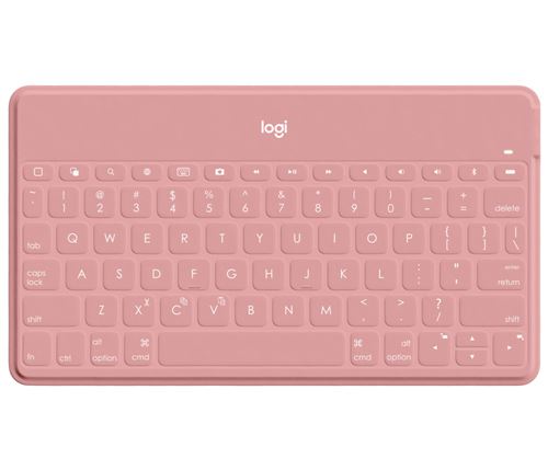 Logitech Keys-To-Go Clavier sans fil Bluetooth italien QWERTY pour Apple iPad iPhone Apple TV rose - Image 4