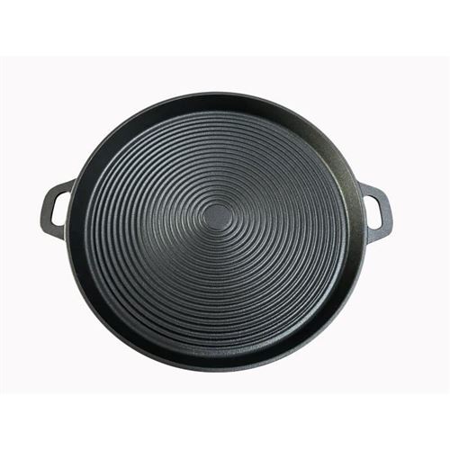 Plat grill en fonte - 34 cm - Noir