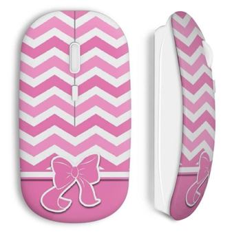 Souris sans fil Pink nœud cute Maniacase - 1