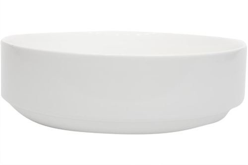 C&T Empilable - Saladier - Blanc - D23xh7.5cm - Porcelaine - (lot de 2)