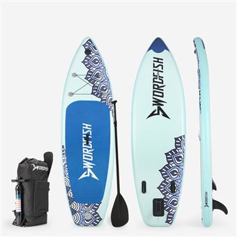 SUP Gonflable Enfant Sun Reflections 250cm (8'2) - Planche Pagaie Octopus 2025 - Bleu 60kg
