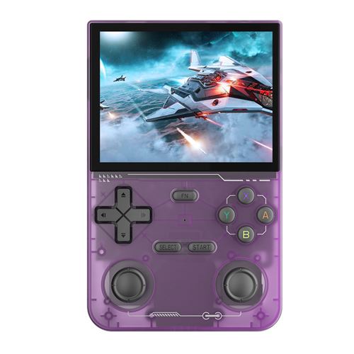 Non Communiqué Violet Console De Jeu Szsmart K36 3,5 Pouces, Système Open Source 64 Go (16 000 Jeux)